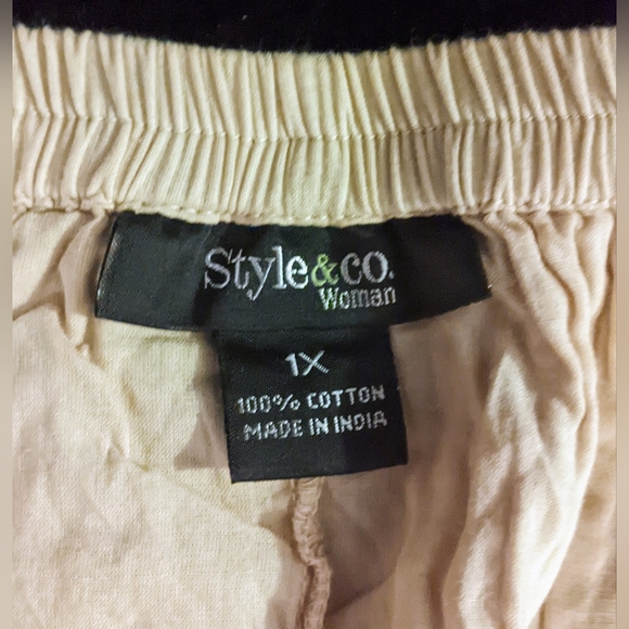 Style & Co Cheetah Print Long Skirt- 1x - Picture 3 of 4
